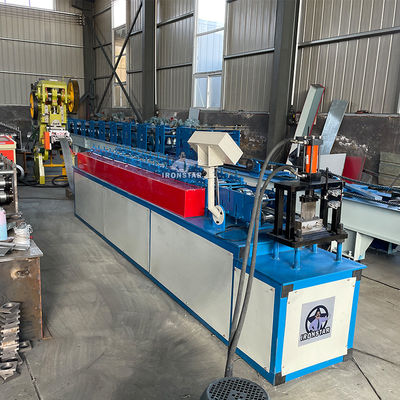 PLC Control Punching Hole Shutter Door Roll Forming Machine Customized Garage Shutter Making Machine Punching Hole Rolling Shutter Door Roll Forming Machine Galvanized Steel Door Slat Production Line