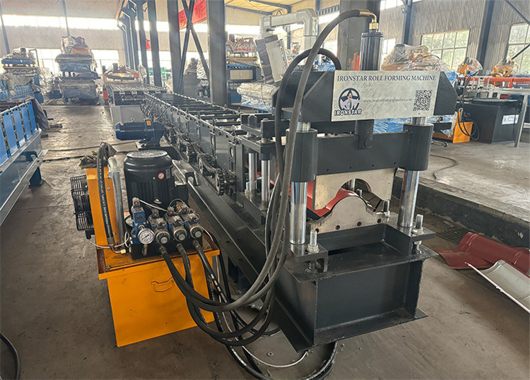 “312 Model Ridge Cap Roll Forming Machine Metal Roof Capping Profile Making Machine For Romania Roofing Construction”