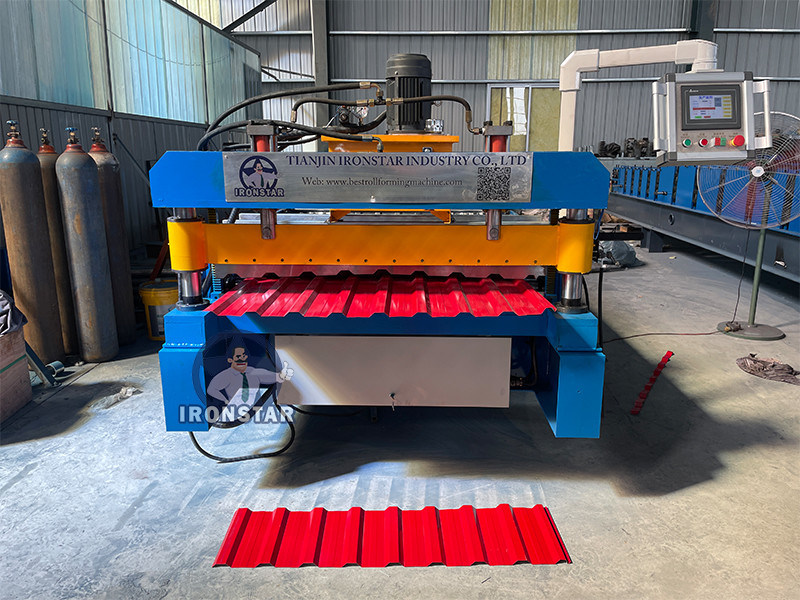 “C18 Profile Metal Roof Roll Forming Machine | Custom for Azerbaijan High Speed C18 Trapezoidal Roll Forming Machine for Azerbaijan Market ”